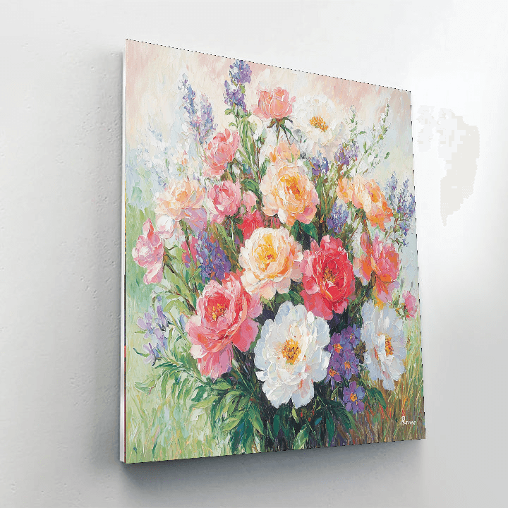 Renoir Inspired Fragrant Blooms  Numbered Painting Kits