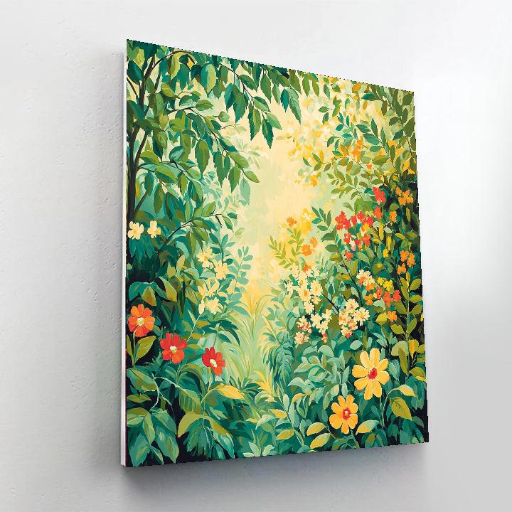 Leonardo Da Vinci Inspired Mystical Garden Study  Paint By Numbers