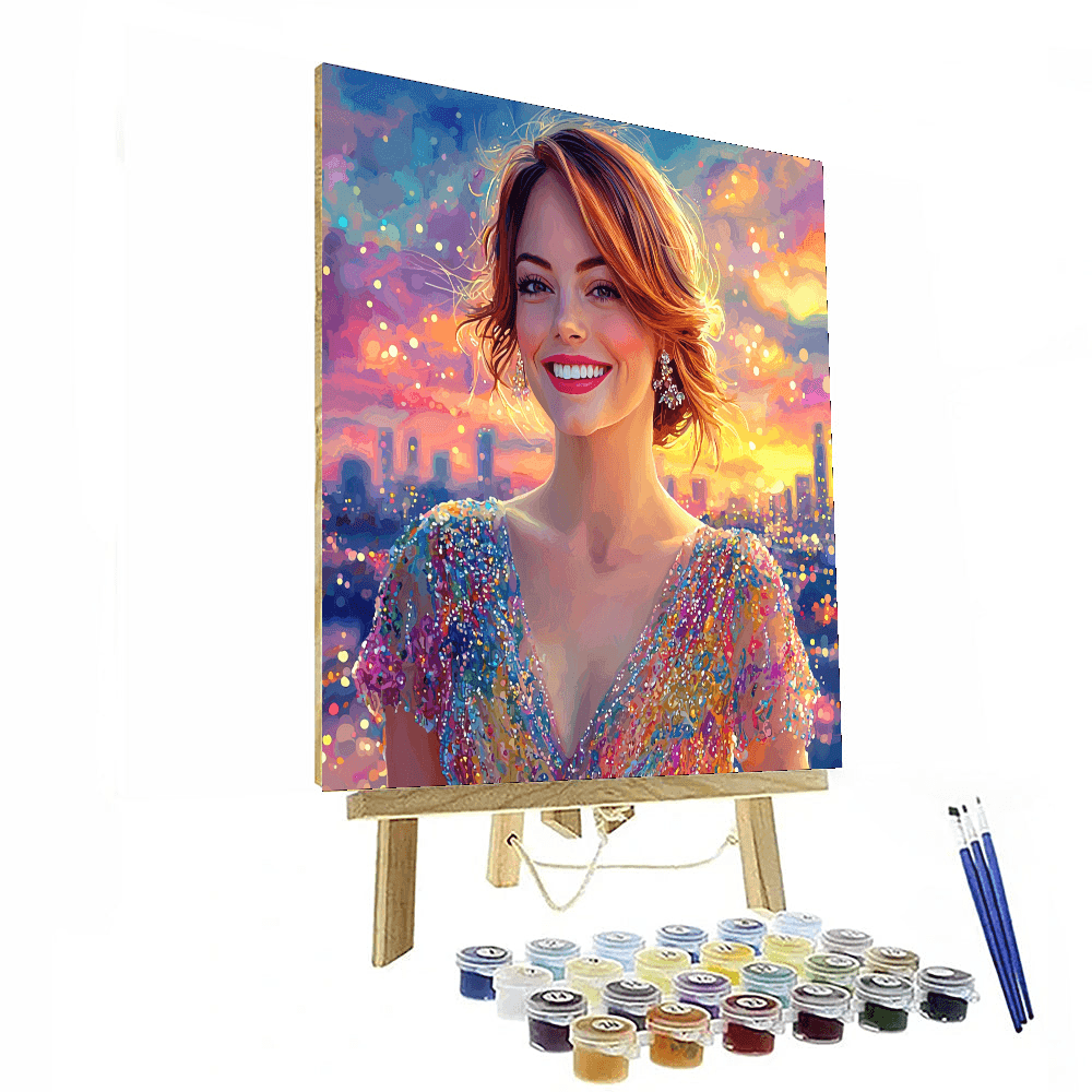 Emma Stone: The Spark Of A La La Land Dream Paint By Number