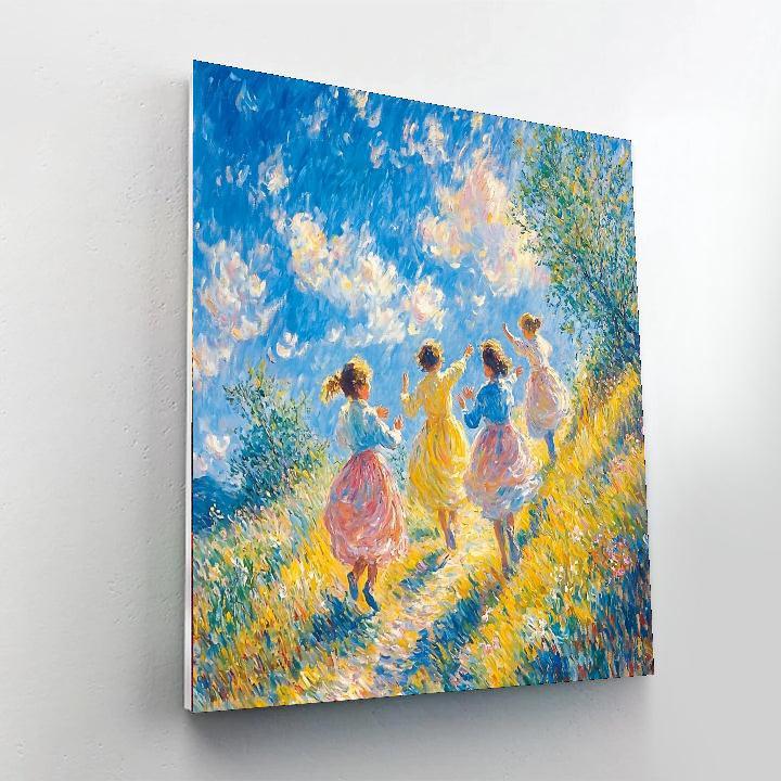 Pierre-Auguste Renoir Inspired Friendship Bonds  Paint By Color