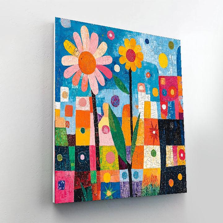 Paul Klee Inspired Joyful Forms  Painting Number Kit