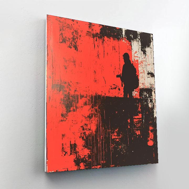 Banksy Inspired Confronting Reality  DIY Paint By Numbers