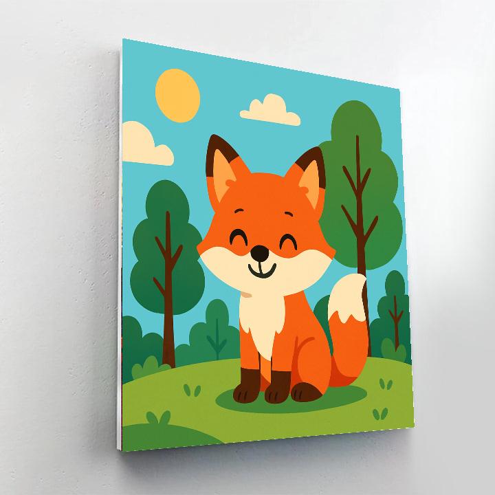 Woodland Animals Paint By Numbers