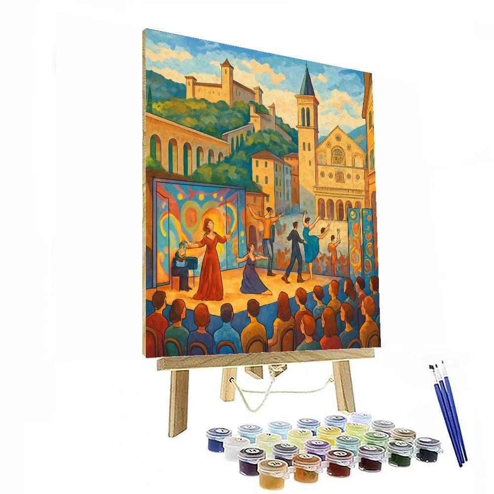 Spoleto Festival Dei Due Mondi - Spoleto Paint By Color