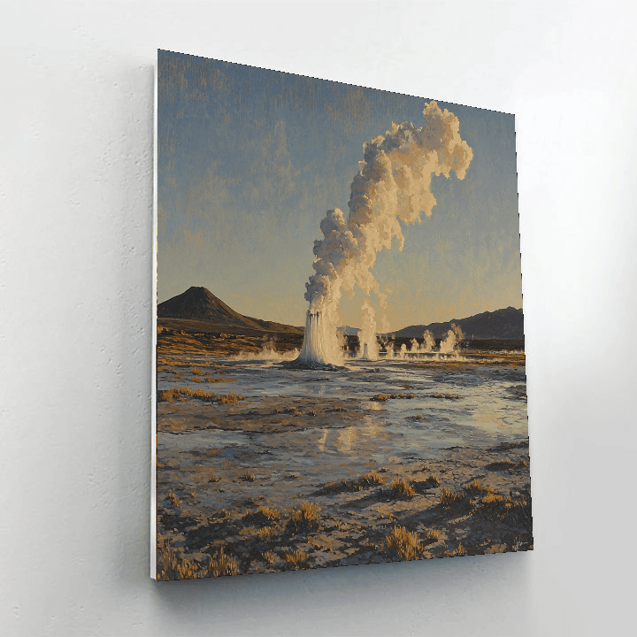 Atacama Desert's El Tatio Geysers Paint By Numbers Kits