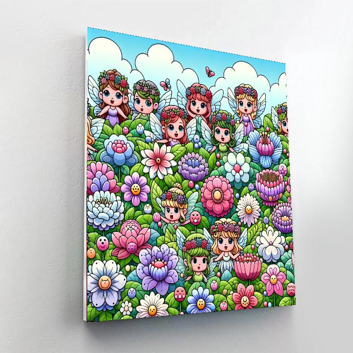 Fanciful Flower Fair Paint By Color