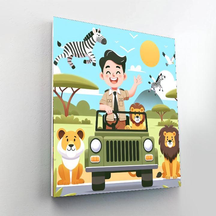 Wild Safari Experience Paint By Numbers Kits