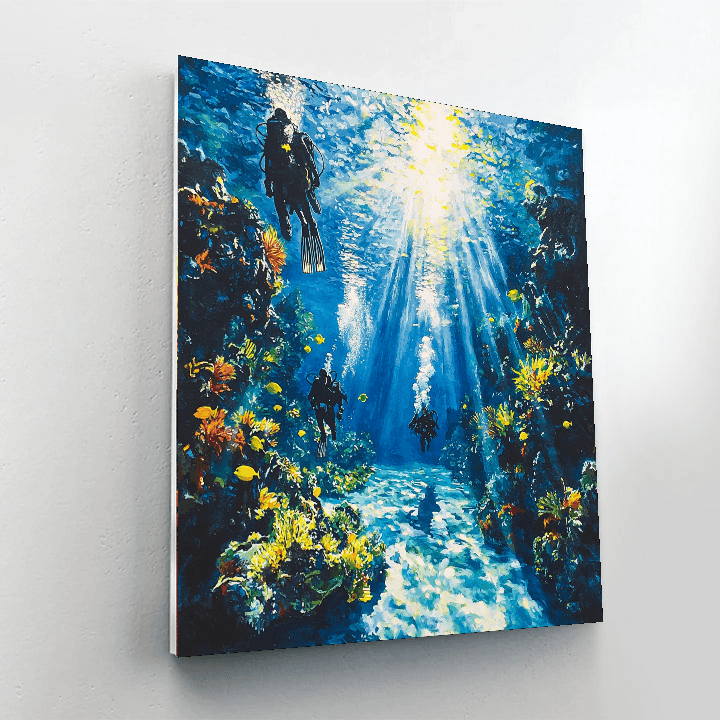 Great Barrier Reef DIY Paint By Numbers