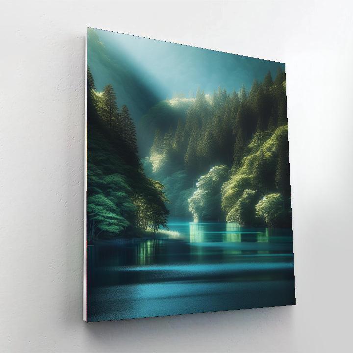 Dreamy Lakeside Paint By Numbers