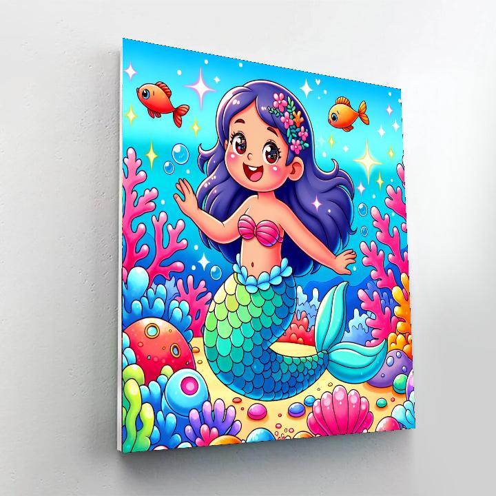 Mermaid's Ocean Adventure Numbered Painting Kits