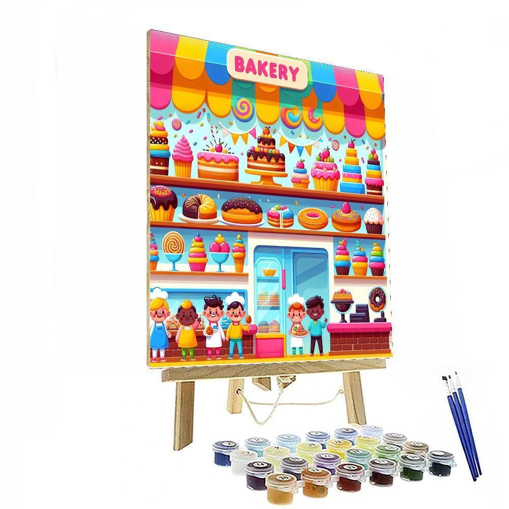 Sweet Treat Bakery Paint By Numbers