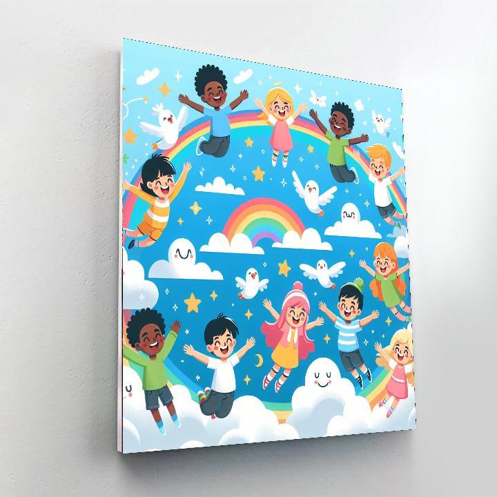 Dreamy Cloud Adventure Paint By Numbers Kits