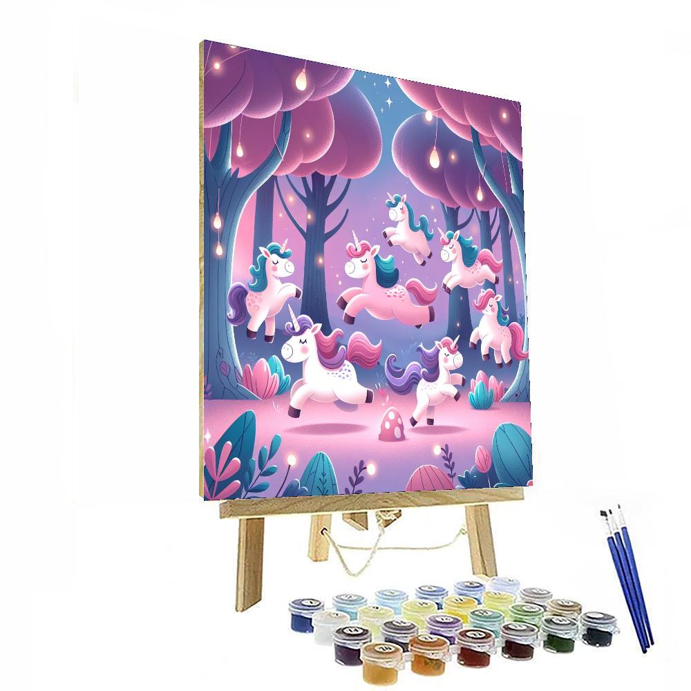 Fairytale Unicorns Painting Number Kit