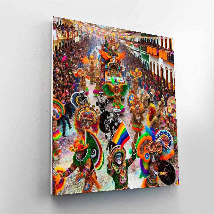 Carnaval De Negros Y Blancos - Pasto Numbered Painting Kits