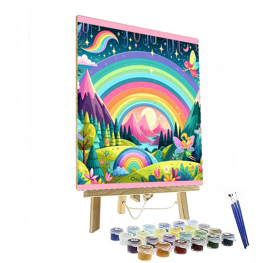 Rainbow Fairyland Number Painting