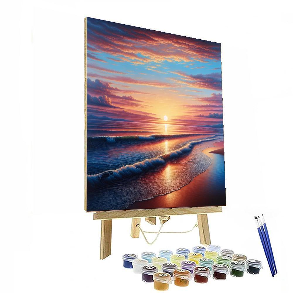 Calm Evening Seaside Paint By Number