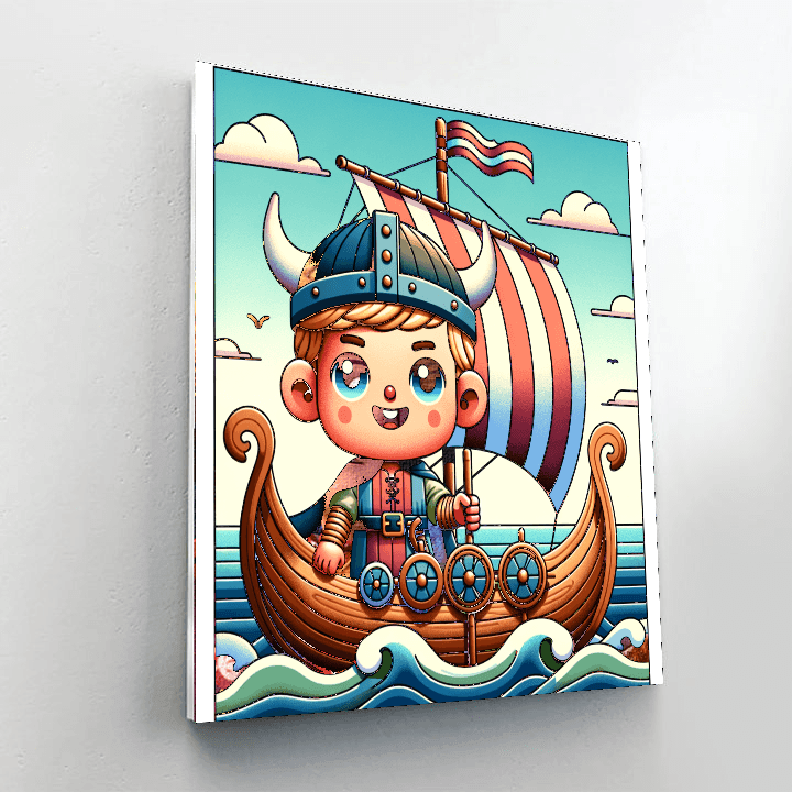 Viking Ship Adventure Numbered Painting Kits
