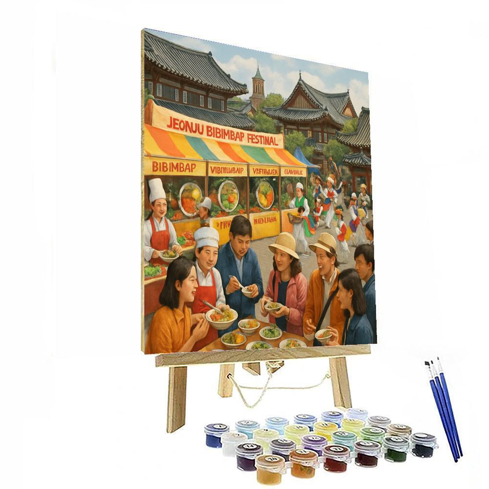 Jeonju Bibimbap Festival - Jeonju Paint By Numbers Art