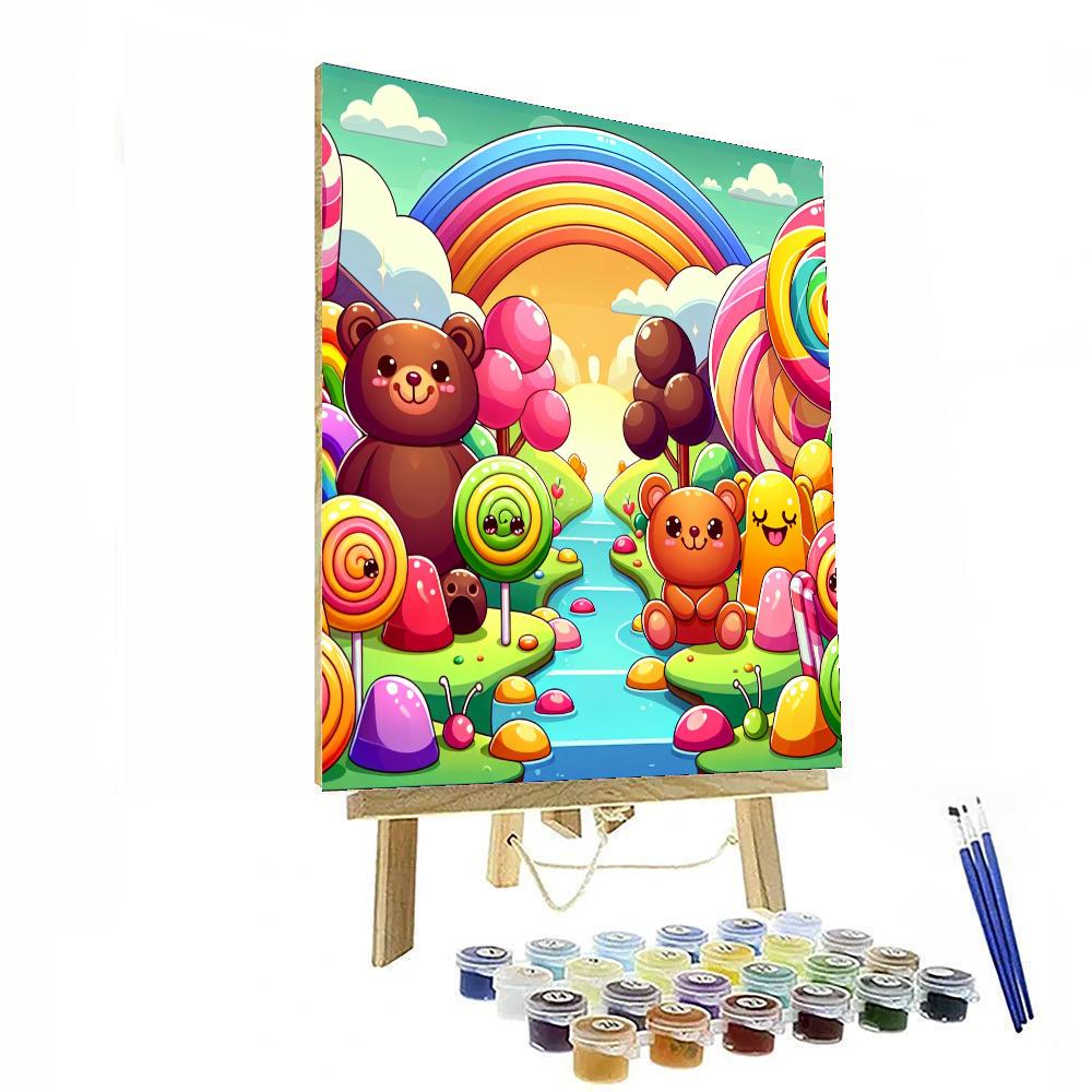 Delightful Candy Kingdom Painting Number Kit