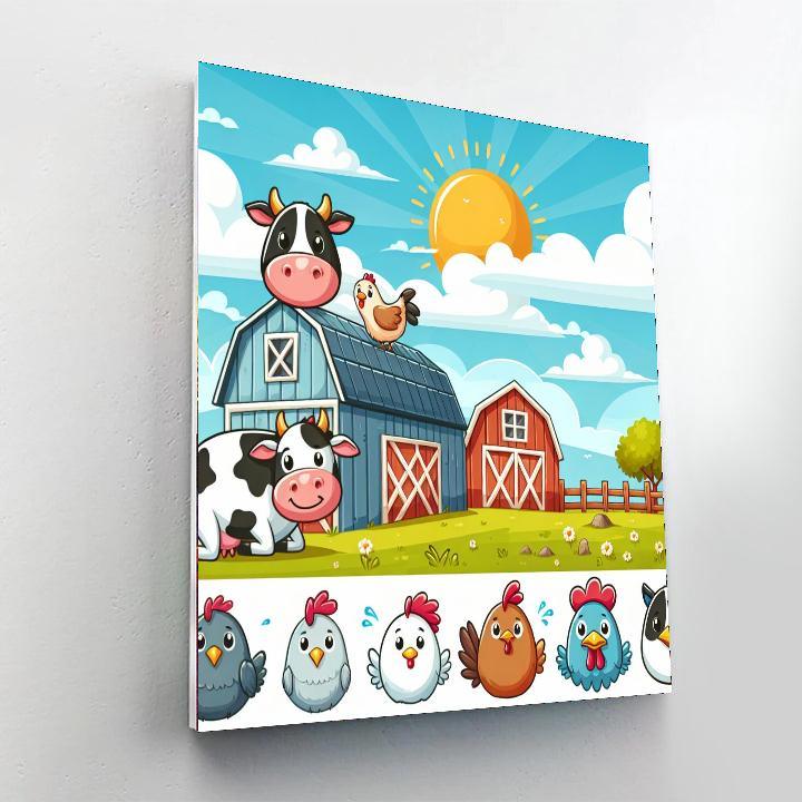 Caring Farm Animal Friends Paint By Numbers Kits