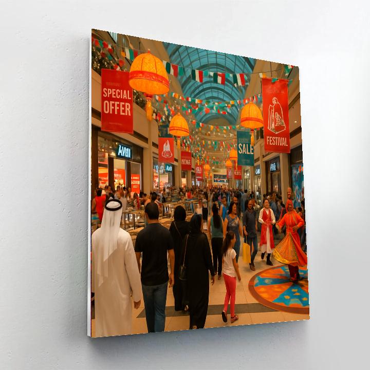 The Dubai Shopping Festival DIY Paint By Numbers