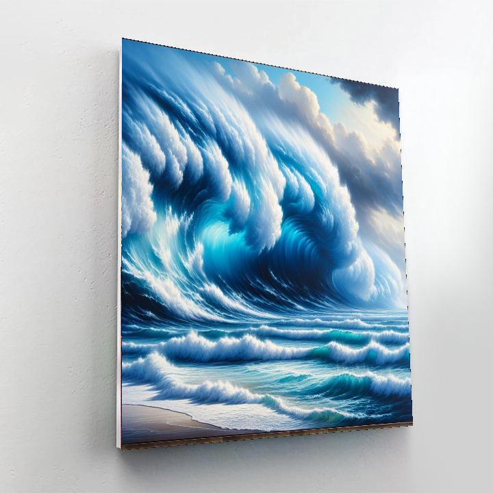 Enchanting Ocean Wave Paint By Number