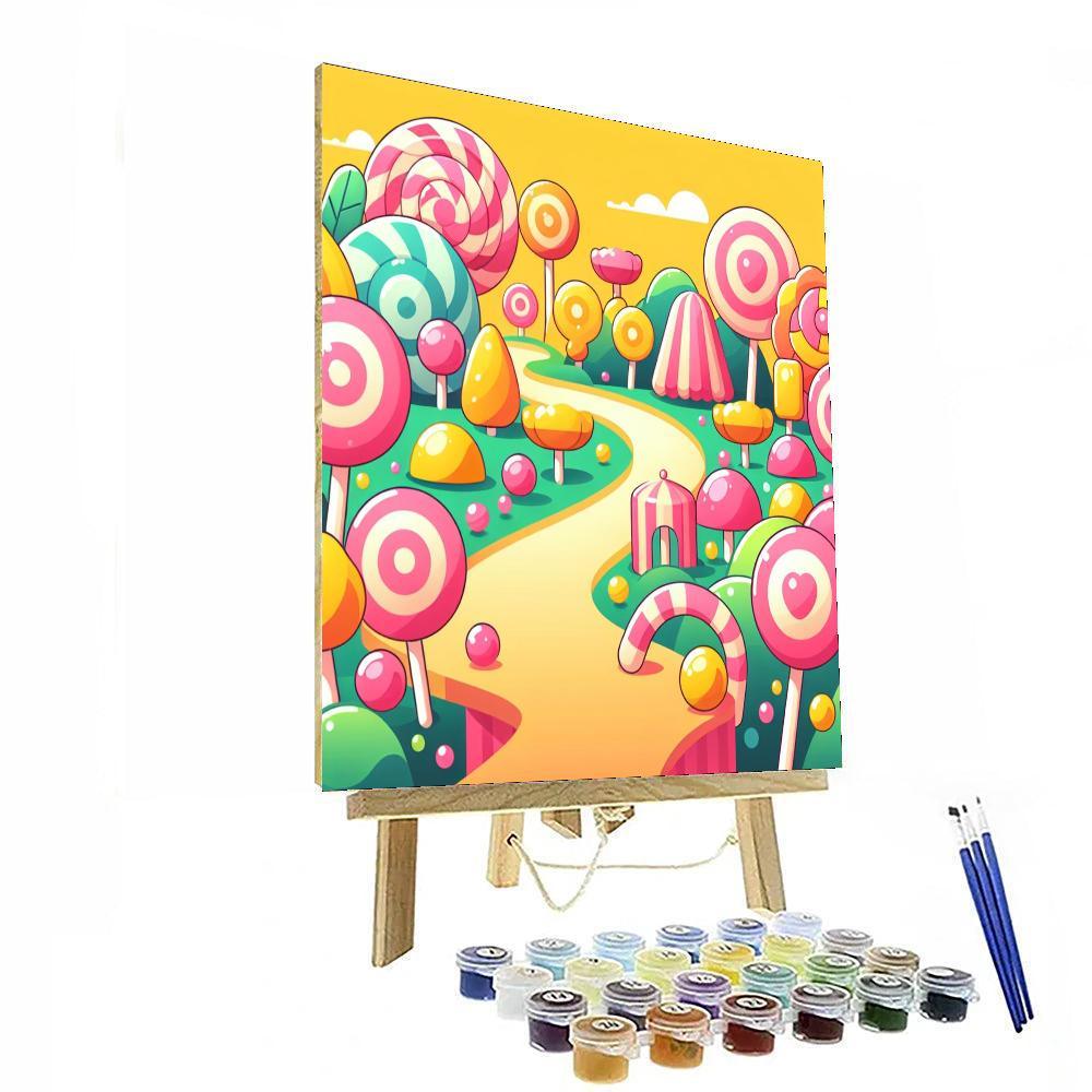 Candyland Dreamscape Paint By Color