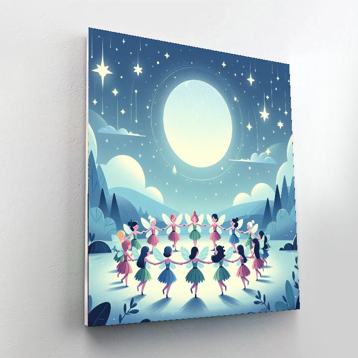 Enchanted Fairy Circle Paint By Numbers