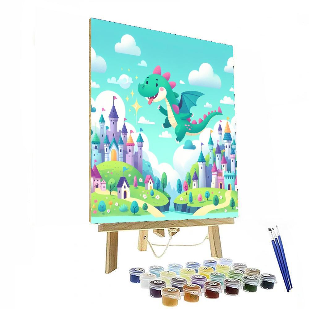 Dragon's Magical Realm Paint By Numbers Kits