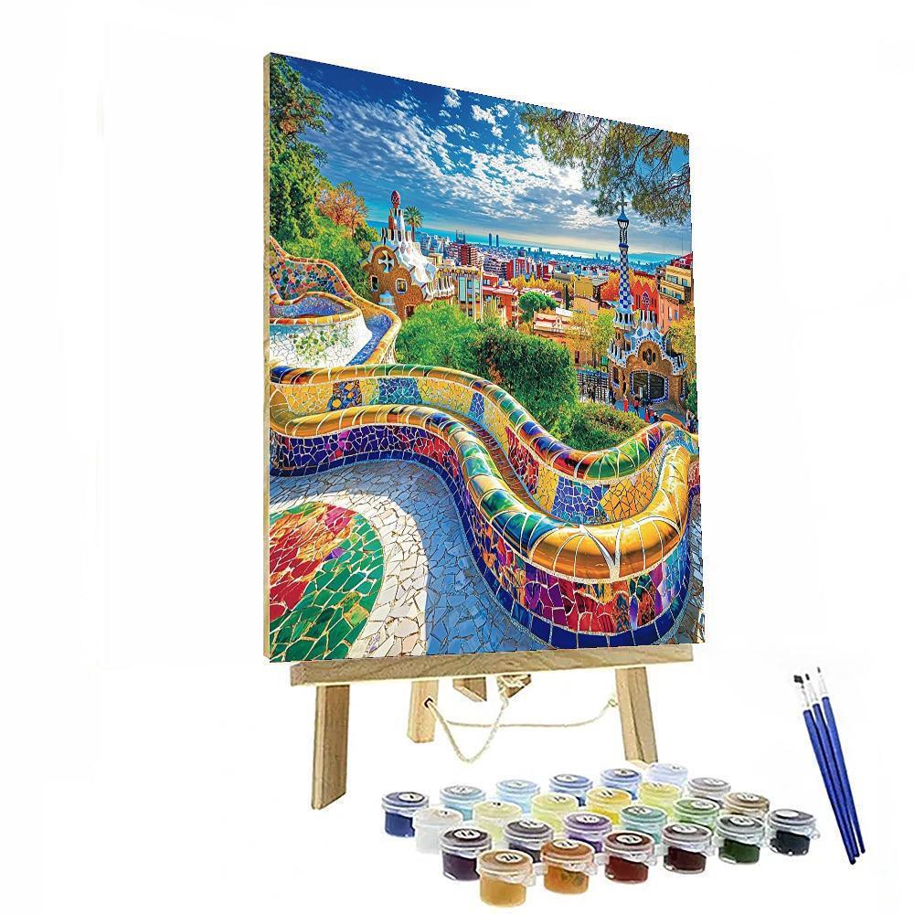 Park Güell - Barcelona Paint By Numbers