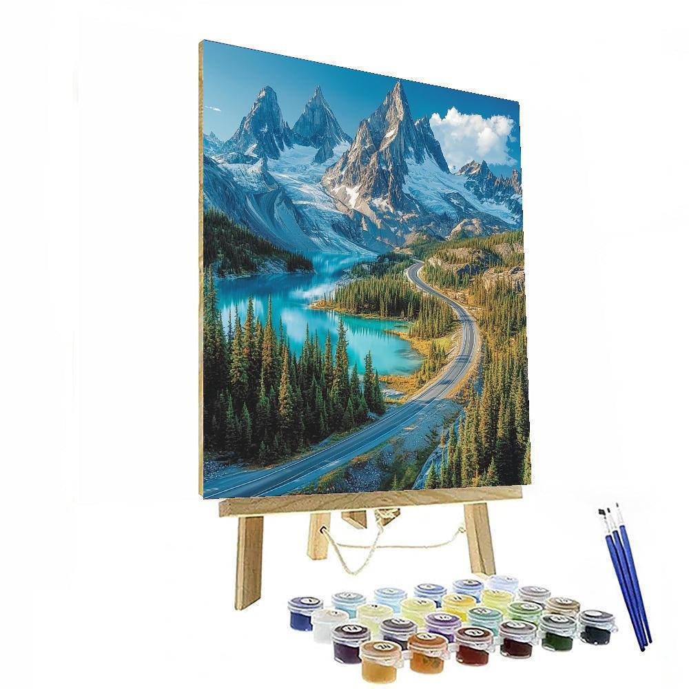 Icefields Parkway - Alberta, Canada DIY Paint By Numbers