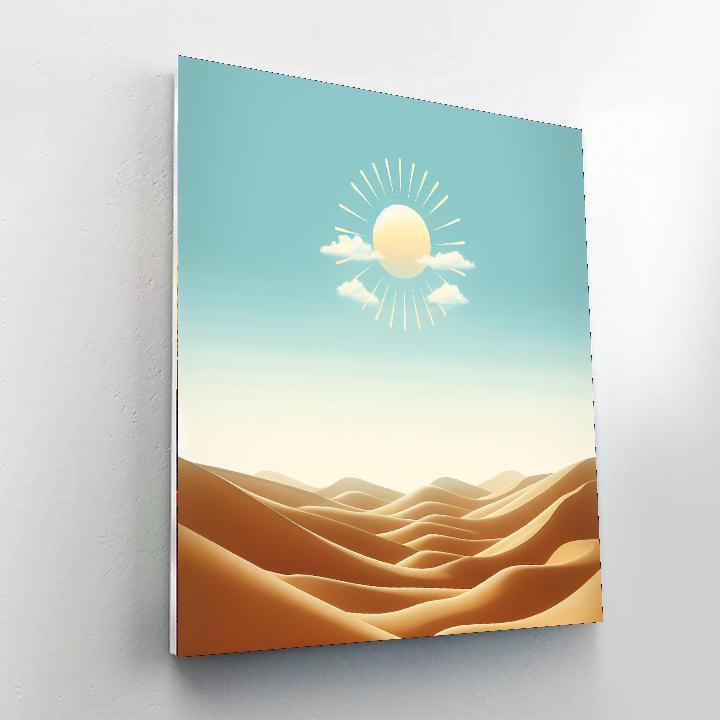 Tranquil Desert Escape Painting Number Kit