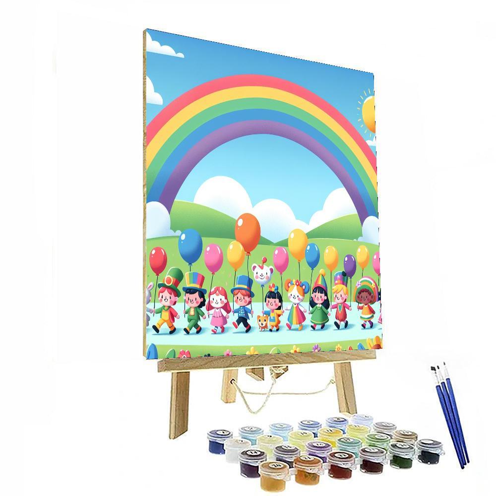Rainbow Parade Numbered Painting Kits
