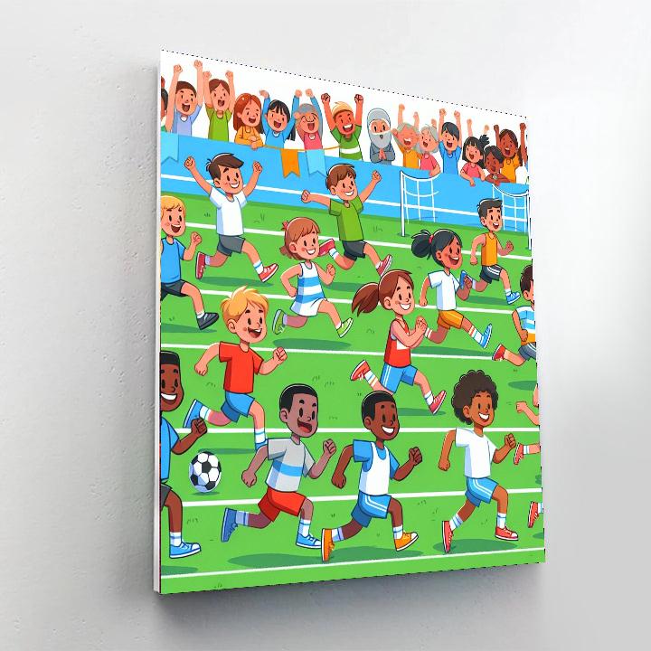 Epic Sports Day Painting Number Kit