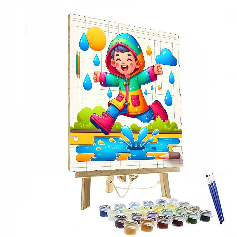 Giggles In The Rain Paint By Numbers Kits