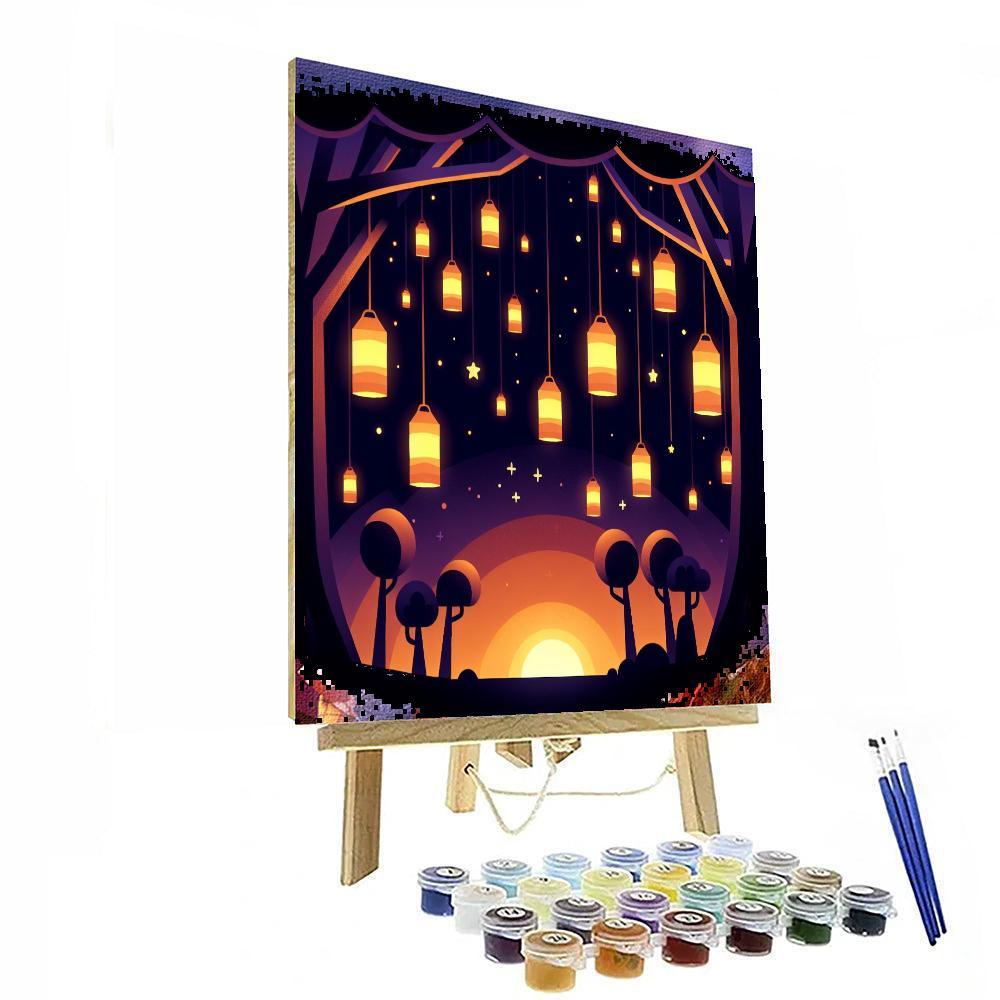 Lucky Lanterns Numbered Painting Kits