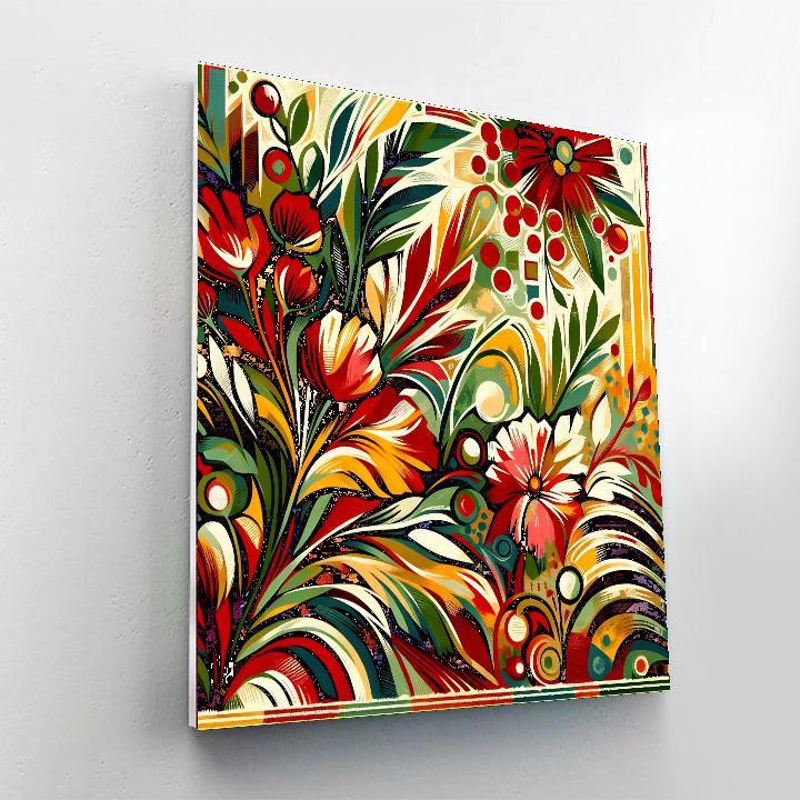 Frida's Vibrant Garden Numbered Painting Kits