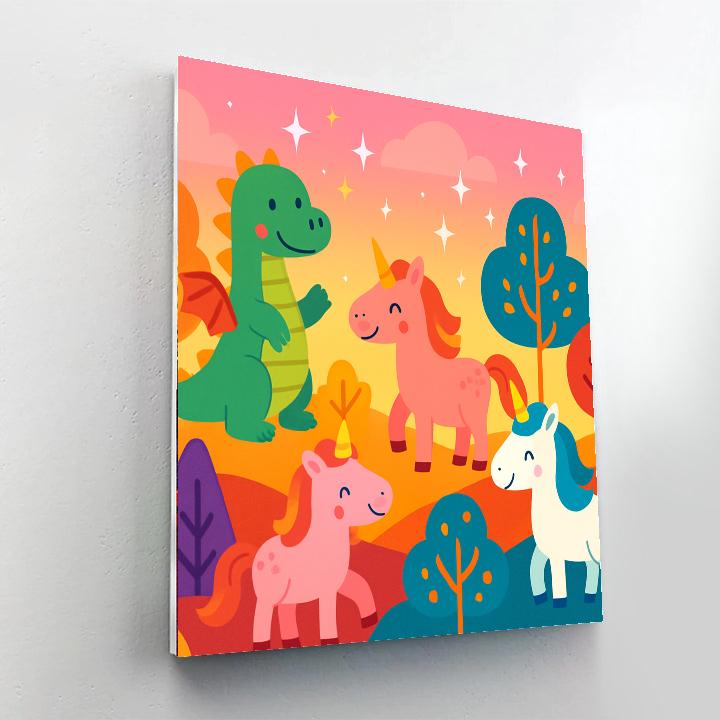 Artistic Fantasy Realms Paint By Numbers Kits