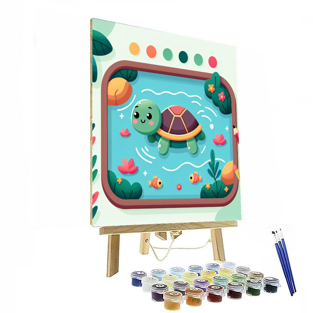 Wise Old Turtle Tale - DIY Painting By Numbers Kit – Artistry Rack