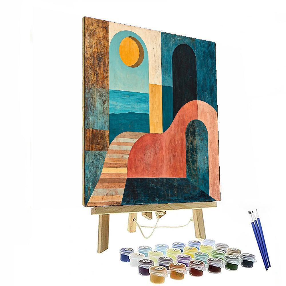 Max Ernst Inspired Illusions Of Reality  Paint By Numbers Kits