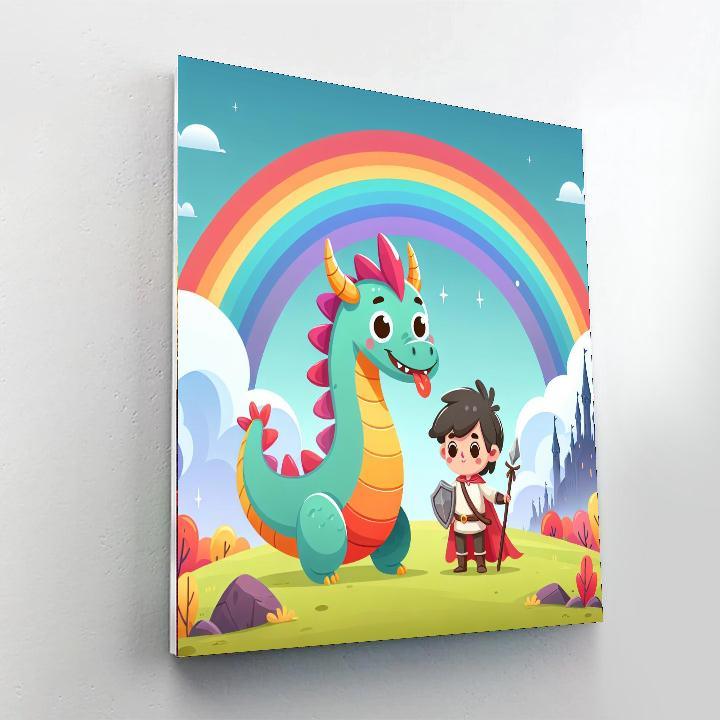 Legendary Dragon Tale Paint By Numbers