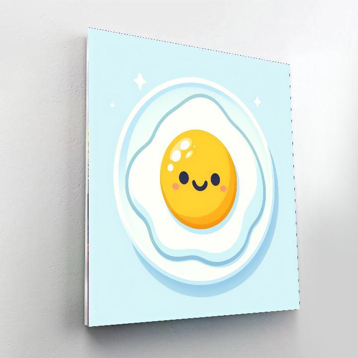 Sunny Side Up Egg Paint By Numbers Art