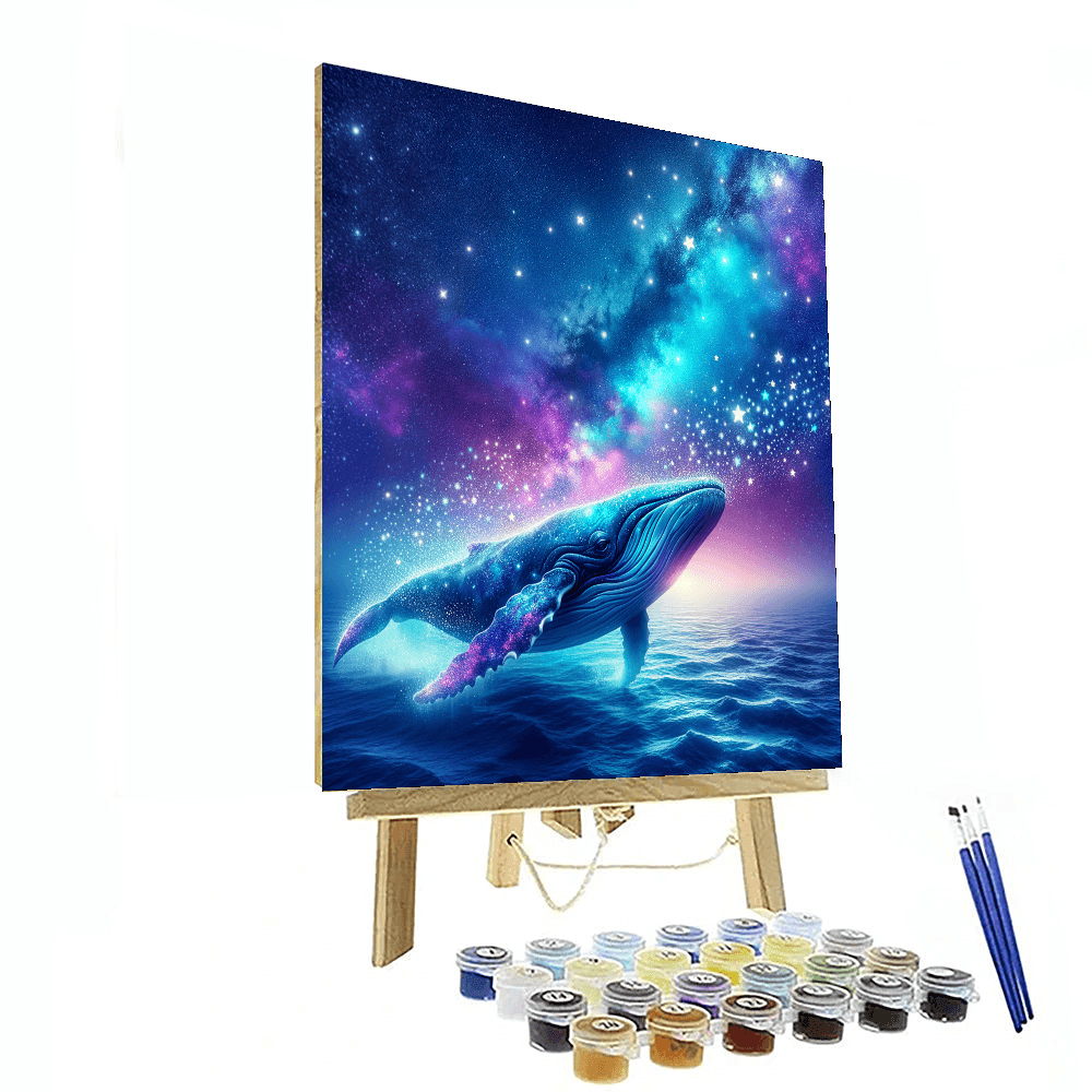 Celestial Whale DIY Paint By Numbers