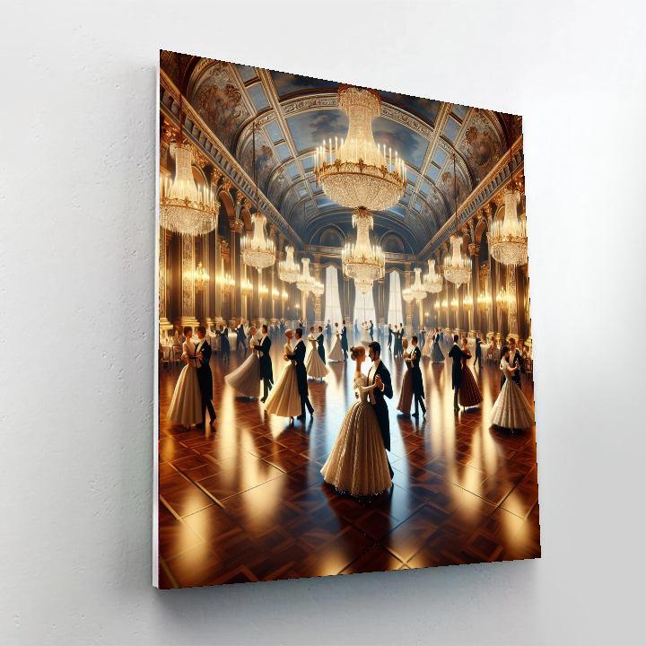 Waltz Ball - Vienna, Austria Painting Number Kit