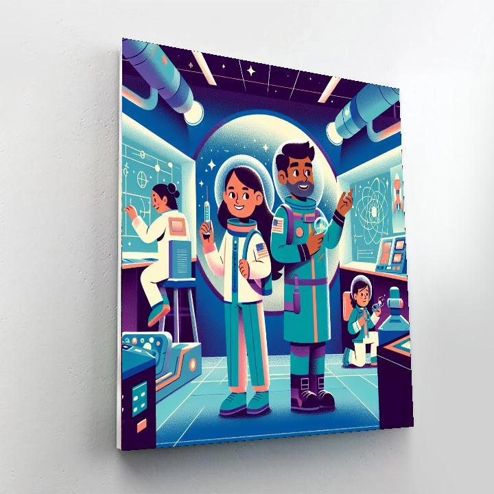 Space Station Operation Numbered Painting Kits
