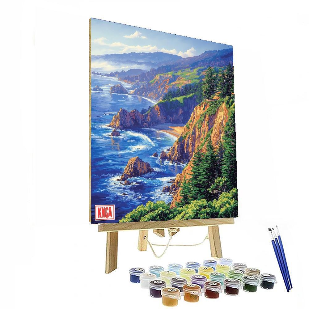 Big Sur - California, Usa Numbered Painting Kits