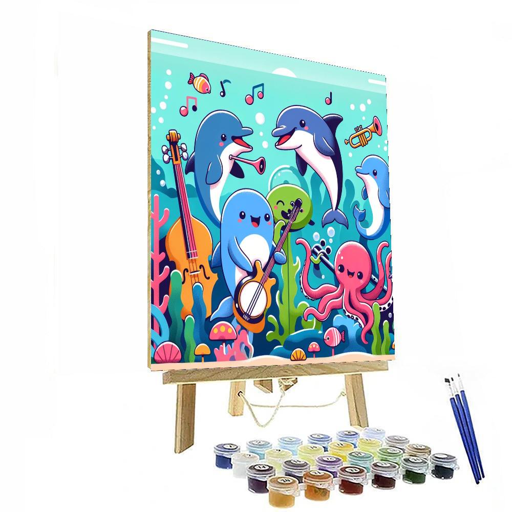 Ocean Orchestra Festival Paint By Numbers Art