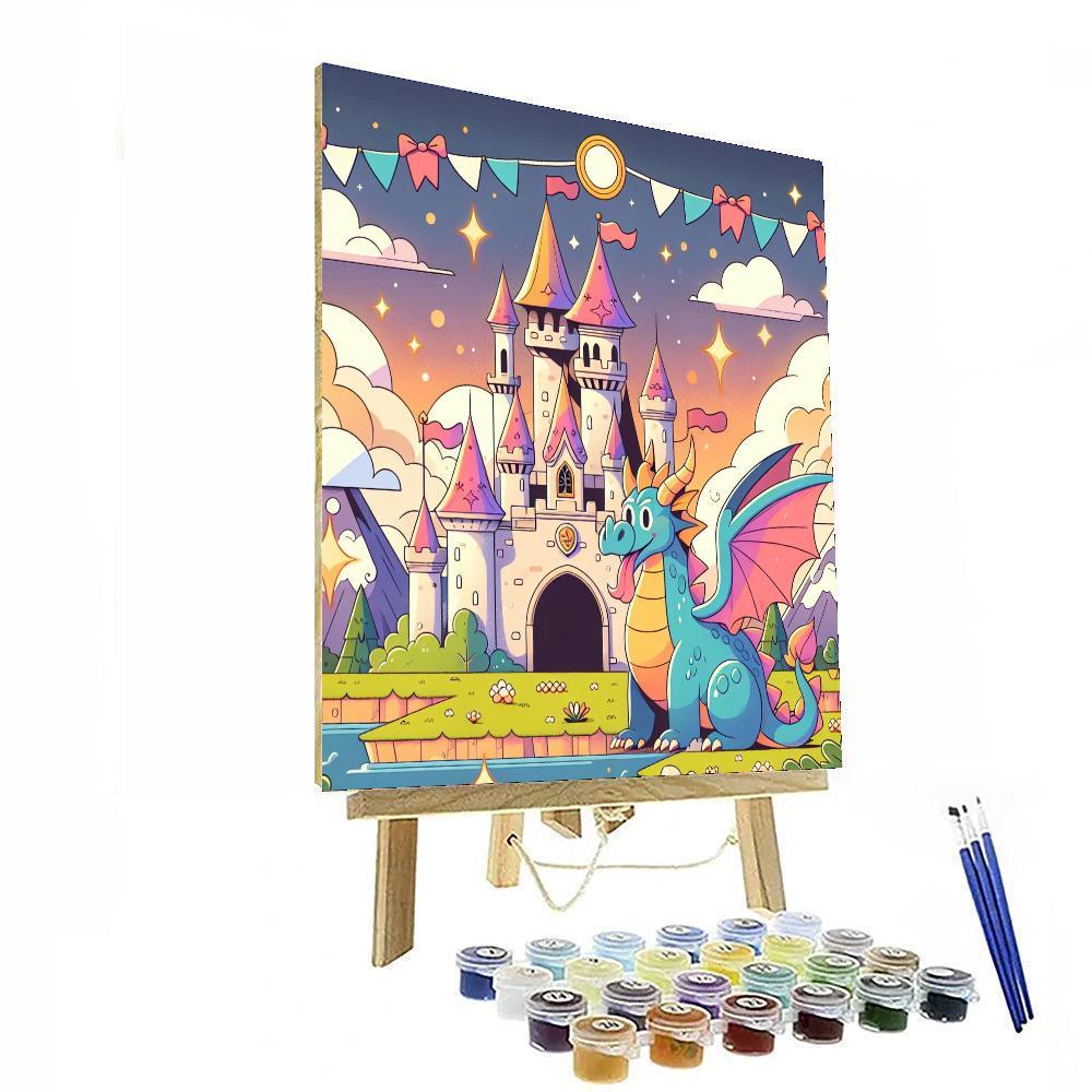 Magic Castle Fantasy Paint By Color