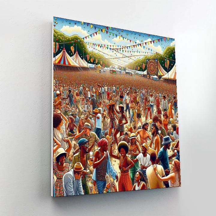 Bonnaroo Music And Arts Festival - Tennessee Numbered Painting Kits