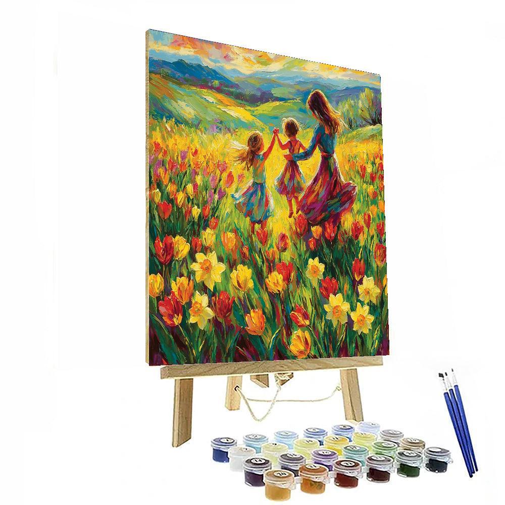 Spring Harmony Symphony Number Painting